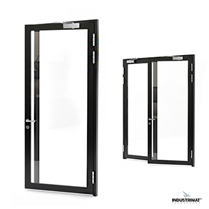 porte coupe feu vitrée un et deux vantaux