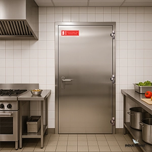 porte coupe feu inox