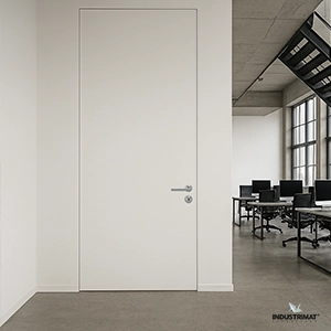 porte sous tenture coupe feu